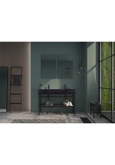Orka Capetown 120 Takım Sıyah Lavabo Mat Sıyah 5004885 Diğer