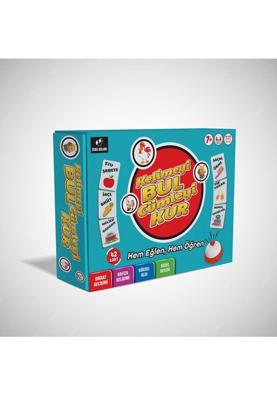 Kelimeyi Bul Cümleyi Kur Kutu Oyunu - Kelime - Cümle - Oyuncak