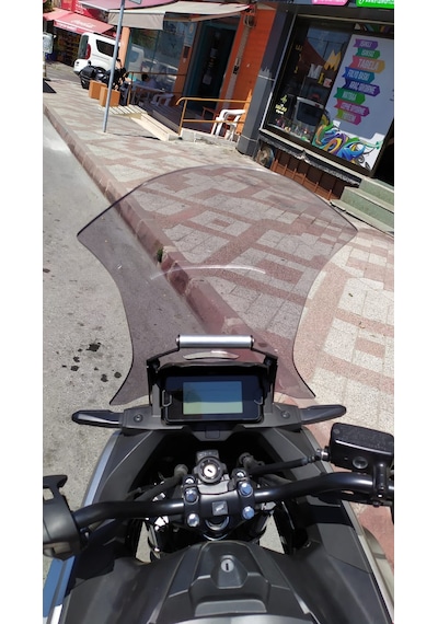 2021- 24 Honda NC 750X Uzun Ön Cam Açık Füme 56cm 4mm Zeus NC750