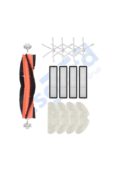 Dreame D10s, D10s Pro, D9 Max Gen2 Uyumlu 1 Ana Fırça 4 Yan Fırça 4 Filtre 4 Mop Pkt-iasgf0000191