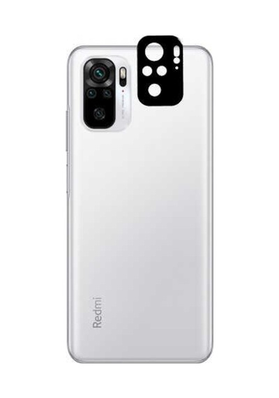 Xiaomi Redmi Note 10S Zore 3D Kamera Camı Siyah