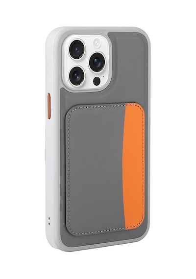 Zore Apple iPhone Uyumlu 16 Pro Max Kılıf Kartlıklı Zore X-kart Silikon Kapak - Lacivert