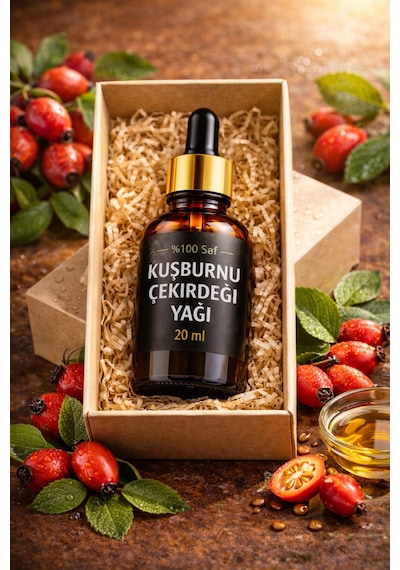Life %100 Saf Kuşburnu Çekirdeği Yağı 20 Ml Soğuk Sıkım & Cilt Yenileyici