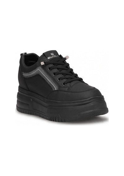 Ayakkabı Fuarı Elit Hml262-1174 Kadın Klasik Sneaker Siyah
