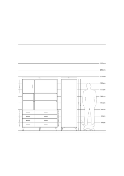 Kronos Dolap 7 Raflı 8 Çekmeceli Tek Kapaklı 132x59x195 Antrasit-antrasit/antrasit Antrasıt/antrasıt Kronos Dolap 7 Raflı 8 Çekmeceli Tek Kapaklı 132x59x195 Antrasit-antrasit/antrasit Antrasıt/antrasıt