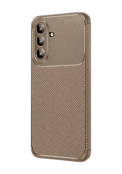 Adige Samsung Uyumlu Galaxy A57 Kılıf Negro Karbon Desen Silikon