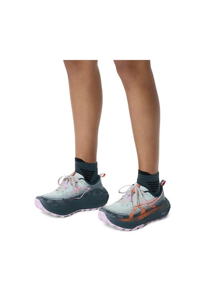 Asics Fujıtraıl Quarter Sock Unisex Vital Green/carrier Grey Koşu Çorabı 3013b098-300 Vital Green/carrier Grey