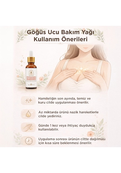 Nipple Care Oil Göğüs Ucu Bakım Yağı 50 Ml Doğum Öncesi Bakım İçin