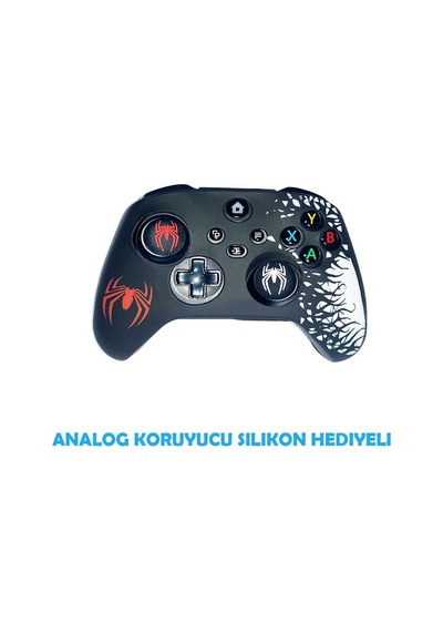 Xbox Series S/series X Spider-man Koruyucu Silikon Kılıf + Analog Silikon Koruyucu