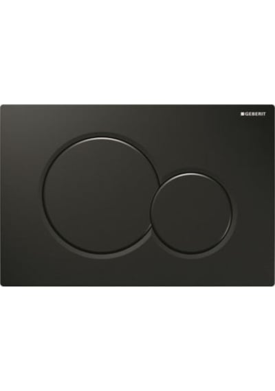 Geberit Sigma01 115.770.dw.5 Kumanda Kapağı Çift Basmalı .siyah Siyah