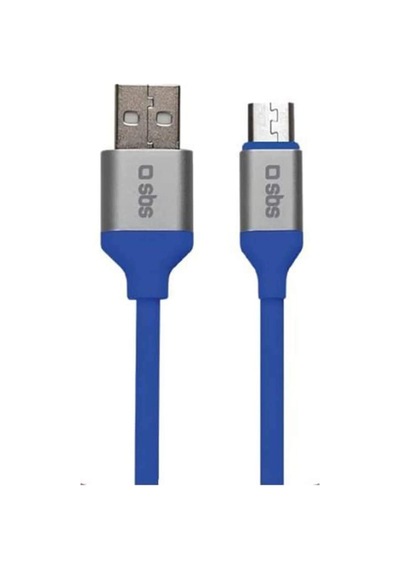 SBS 31537 TECABLEMICROFLUOB FLAT SİLİKON MİCRO USB DATA VE ŞARJ K