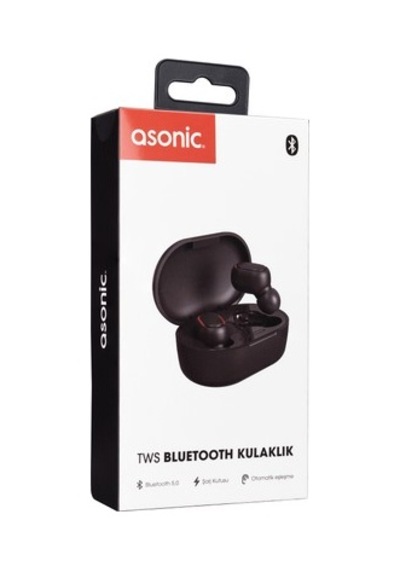 Mobil Telefon Uyumlu Bluetooth Mikrofonlu Kulaklık - Siyah