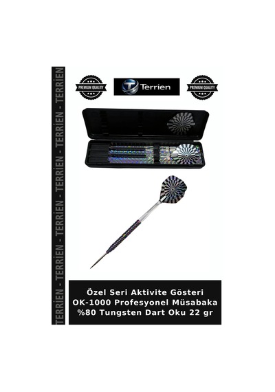 Özel Seri Aktivite Gösteri Ok-1000 Profesyonel Müsabaka %80 Tungsten Dart Oku 22 Gr