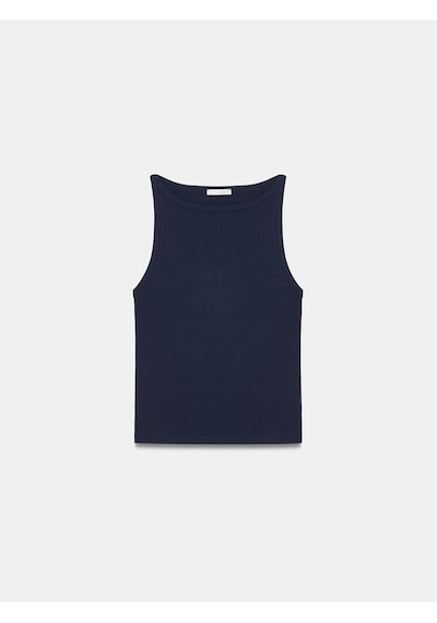 Dilvin 21048 Halter Yaka Top-k.lacivert