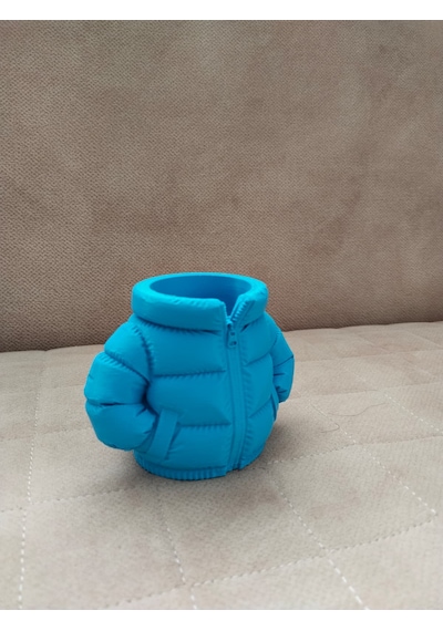 3d Baskı Mont Kalemlik Açık Mavi