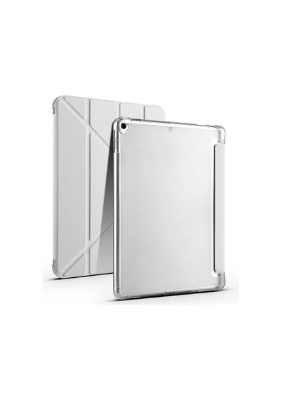 Apple Uyumlu iPad Pro 10.5 7.nesil Kılıf Zore Tri Folding Kalem Bölmeli Standlı Kılıf Kapaklı Kılıf
