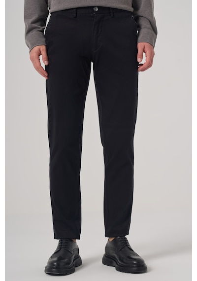 Morven Erkek Siyah Pamuk Trend Slim Fit Chino Pantolon 26ks003003001 Siyah