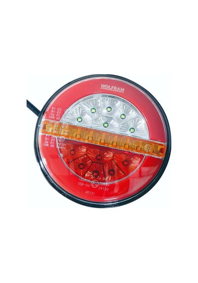 Led Yuvarlak 4 Fonksiyonlu Stop-sinyal-park-geri Vites 10-30v E9 Belgeli Sağ