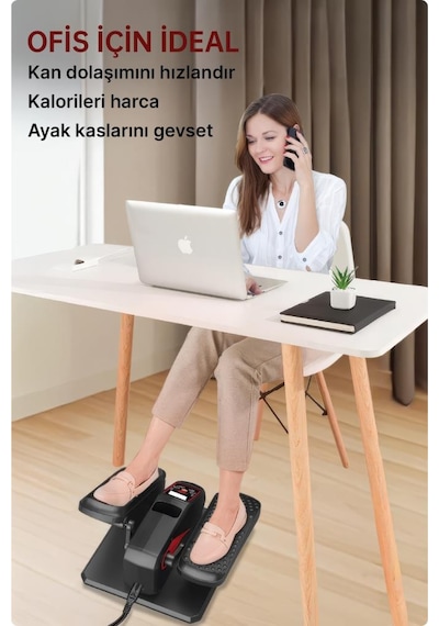 Livenzi Fit Eliptik Kondisyon Bisikleti Egezersiz Ve Ayak Masaj Aleti Siyah