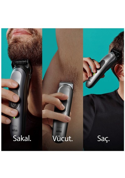Braun Mgk7420 Series 7 Hepsi Bir Arada Şekillendirme Seti Ve 10 U 1 Arada Erkek Bakım Kiti Diğer