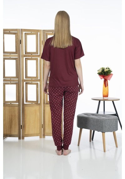 Estiva 24136 Kadın Kısa Kollu Yazlık Penye Pijama Takımı 001