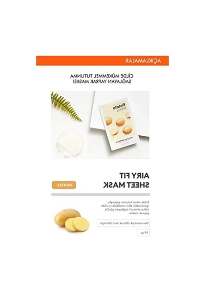 Patates Özlü Aydınlatıcı Yaprak Maske, 1 Adet