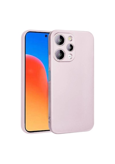 Xiaomi Redmi 12 İle Uyumlu Kılıf Soft Premium Yumuşak Silikon Telefon Kılıfı Kapak Rose Gold Resimde Görünen