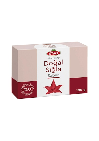 Otacı Saf Zeytinyağlı Doğal Sığla Katı Sabun 100 G