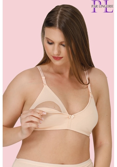 Parlingerie Hamile Emzirme Sütyeni Kapsız Ten Ten Rengi
