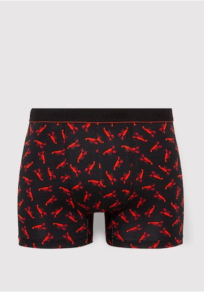 Mavi - Baskılı Siyah Boxer 0911307-900 Siyah