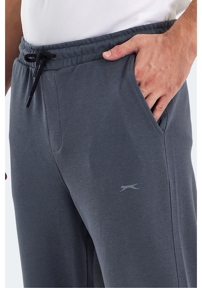 Slazenger Onıonıx I Erkek Cepli Koyu Gri Kamuflaj Eşofman Altı Koyu Gri Kamuflaj