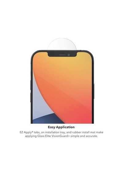 Case 4u Apple iPhone Uyumlu 12 Tamperli Kırılmaz Cam Ekran