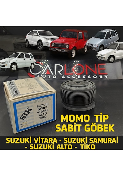 Suzuki Swift-alto-vitara-samurai-tiko İçin Özel Spor Direksiyon Göbeği Momo Tip Karma