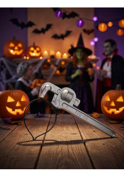 Halloween İngiliz Anahtarı Model Taç Cadılar Bayramı Parti Saç Aksesuarı Korku Temalı