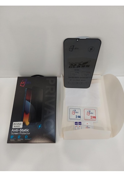 Bykz Apple Uyumlu iPhone 14 Plus Anti-static 9d Parlak Hayalet Ekran Koruyucu