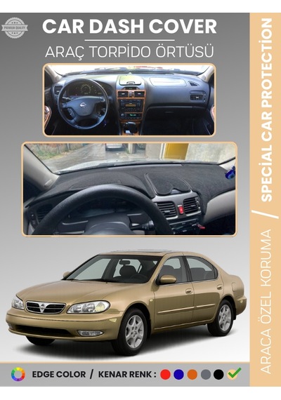 Nıssan Maxıma A33 2000-2003 Torpido Örtüsü Panel Koruma Araca Özel Uv Koruma Kaymaz Kolay Montaj - 597 Stiloto