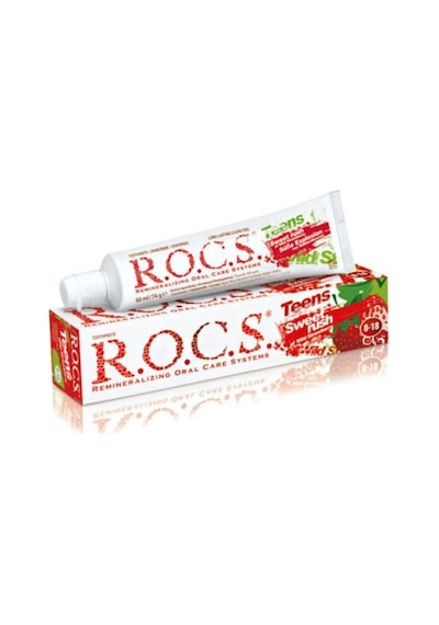 Rocs Teen 8 -18 Yaş Yaban Çileği Aromalı Diş Macunu 60 ML