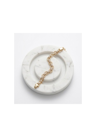Çelik Pinterest Gold Gümüş 2 Renkli Kadın Bileklik Gümüş - 891545498 Gümüş