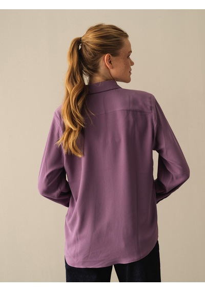Xint Mor Oversize Vatkalı Gömlek 750978