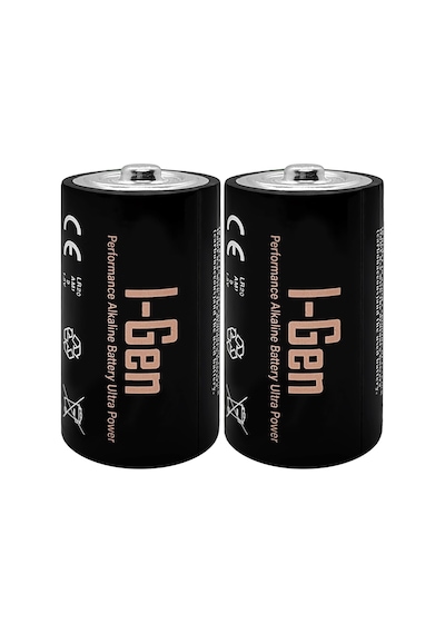 Batteries Lr20 Ultra Alkalin D Boy Pil 1.5v Büyük Boy Pil 2, 2'li Paket