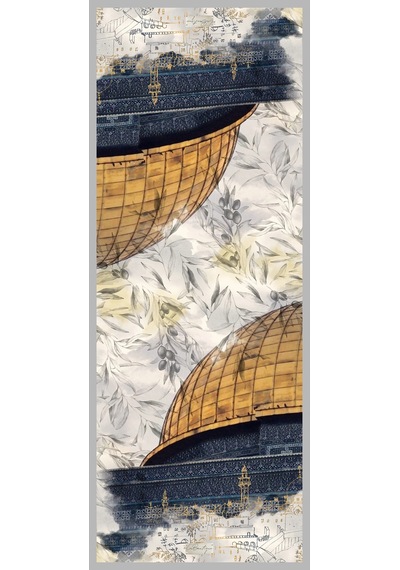 La Boutique Kefiye Şal F110 70x190 Herbal/bitkisel Karışık