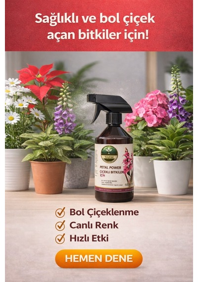 Petal Power Çiçekli Bitkiler İçin Organomineral Besin Çözeltisi 500 ML