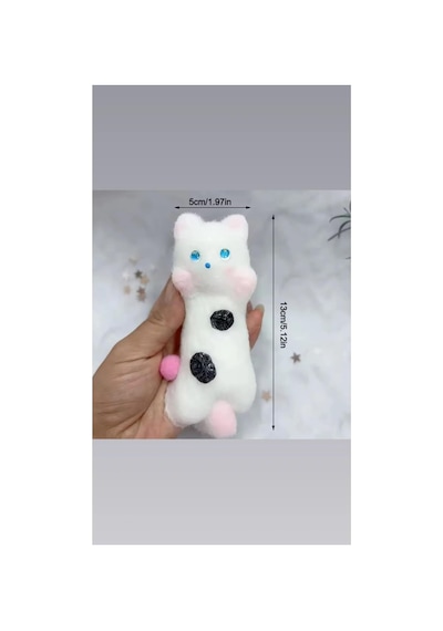Lrs Store Kedi Sukuşi Yumoş Jel Gerginlik Oyuncağı Kedicik Model Squishy Elastik Kedi Patisi Taba