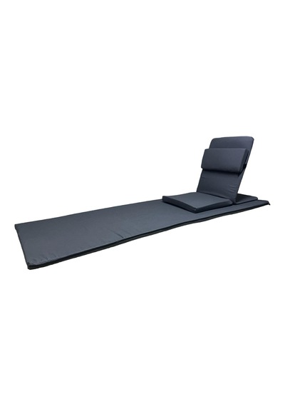 Backjack Meditasyon Sandalyesi Destekli Yer Minderi + 60x180 Kumaş Mat - Backjack 3xl Mat+backjack İkili Set Antrasit