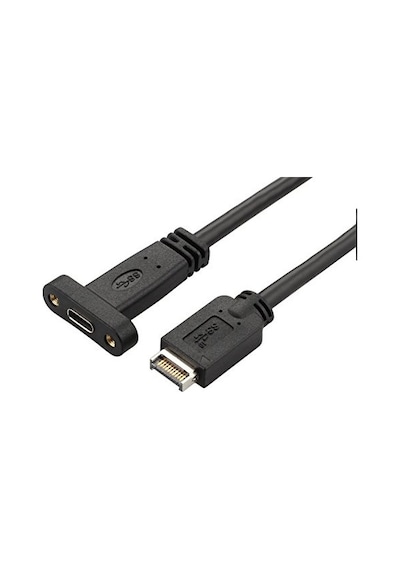 4661 Usb Type E To Type C Type-e To Type-c 20 Pin Çevirici Kablo