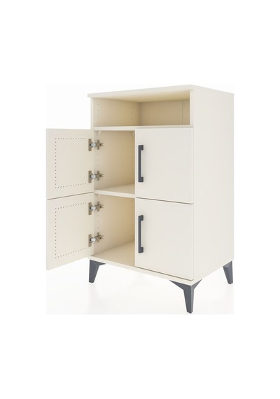 Hyperion Komodin 2 Raflı 4 Kapaklı 60x44x96 Aytaşı-aytaşı Aytaşı