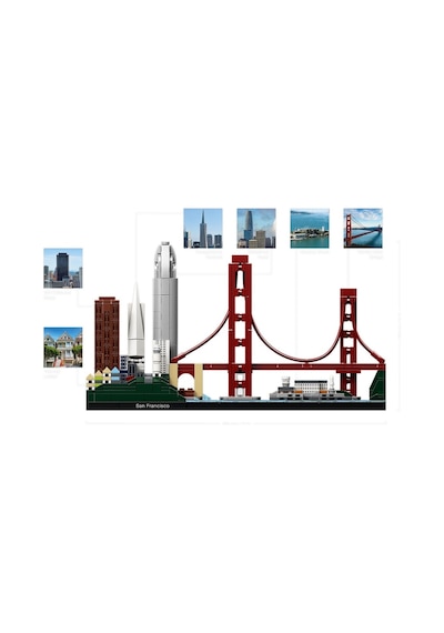 LEGO® Architecture 21043 San Francisco 565 Parça