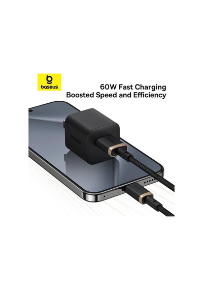 Dura Series Usb-a To Usb-c Hızlı Şarj Ve Veri Kablosu, 60 W, 1 M, Siyah-altın, Android Uyumlu, Tablet, Telefon, Kulaklık, Powerbank Uyumlu İphone İle Uyumlu Değil