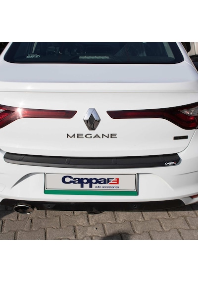 Cappafe Renault Megane 4 Arka Tampon Eşiği Koruma Abs Mat Siya N11.10132