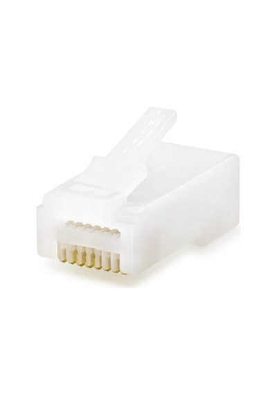 Nodar Nd2414 Cat6 Ez Rj45 Konnektör 100 Adet Plastik Kutu - Beyaz